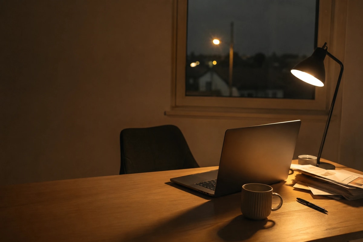 The desk in Melbourne where Vera's email gets answered