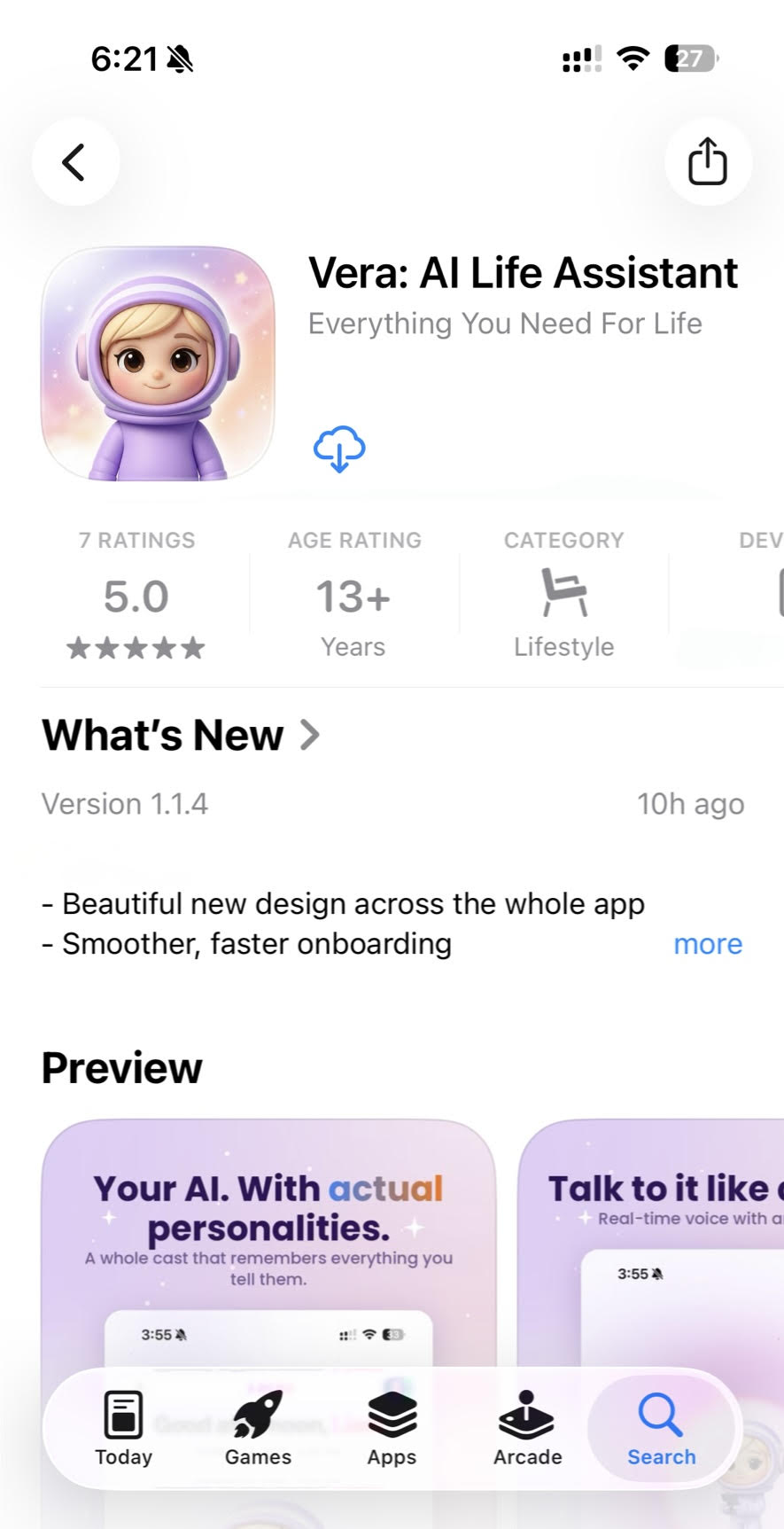 Vera on the App Store